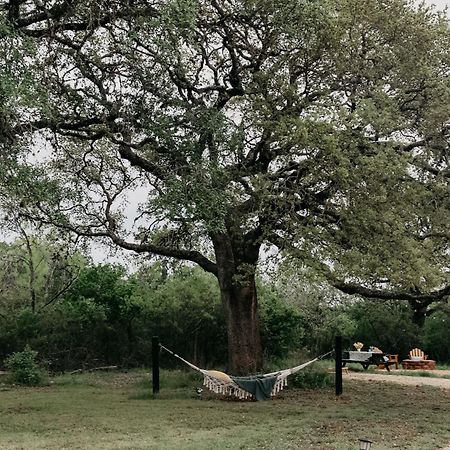 The Maverick: A-Frame W/ Hammock And Tree Top View New Braunfels Esterno foto