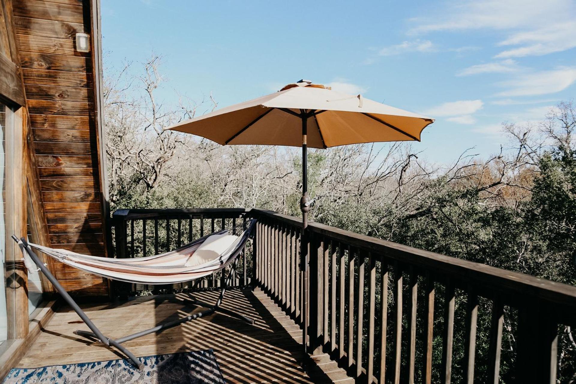 The Maverick: A-Frame W/ Hammock And Tree Top View New Braunfels Esterno foto