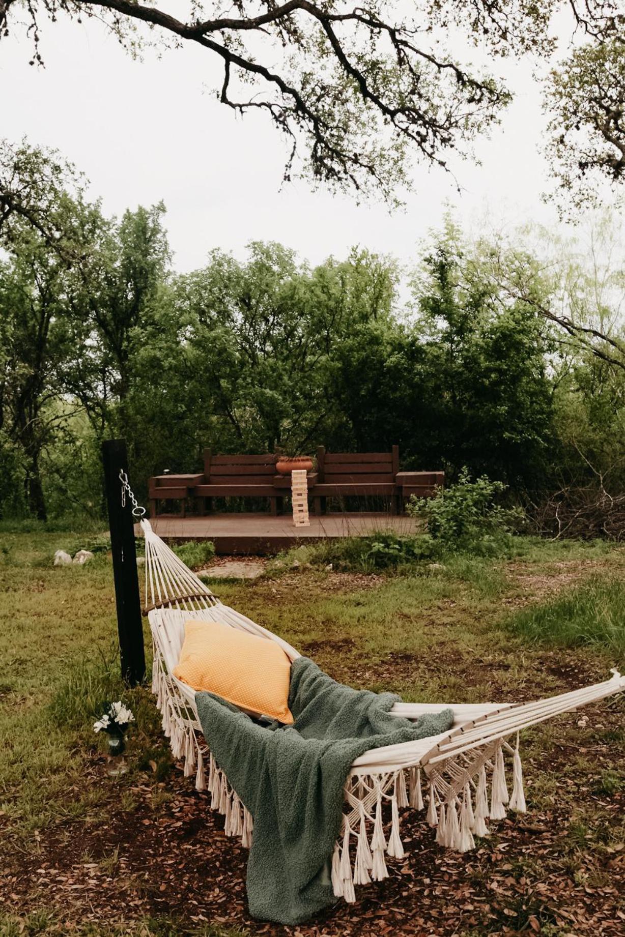 The Maverick: A-Frame W/ Hammock And Tree Top View New Braunfels Esterno foto