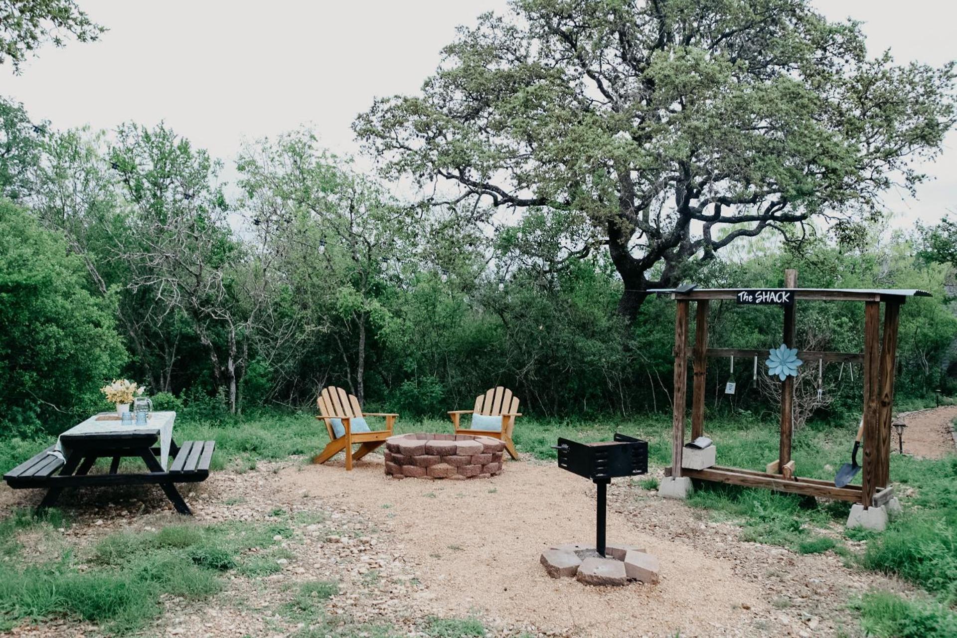 The Maverick: A-Frame W/ Hammock And Tree Top View New Braunfels Esterno foto
